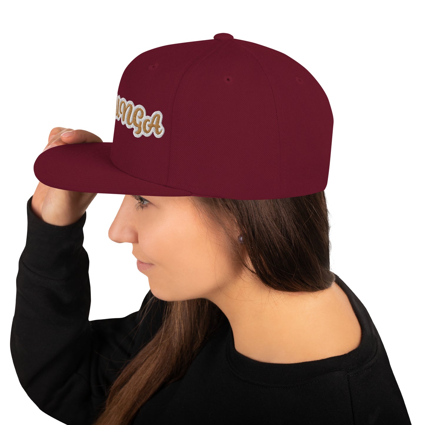 Kalunga Reverse Script Snapback hat