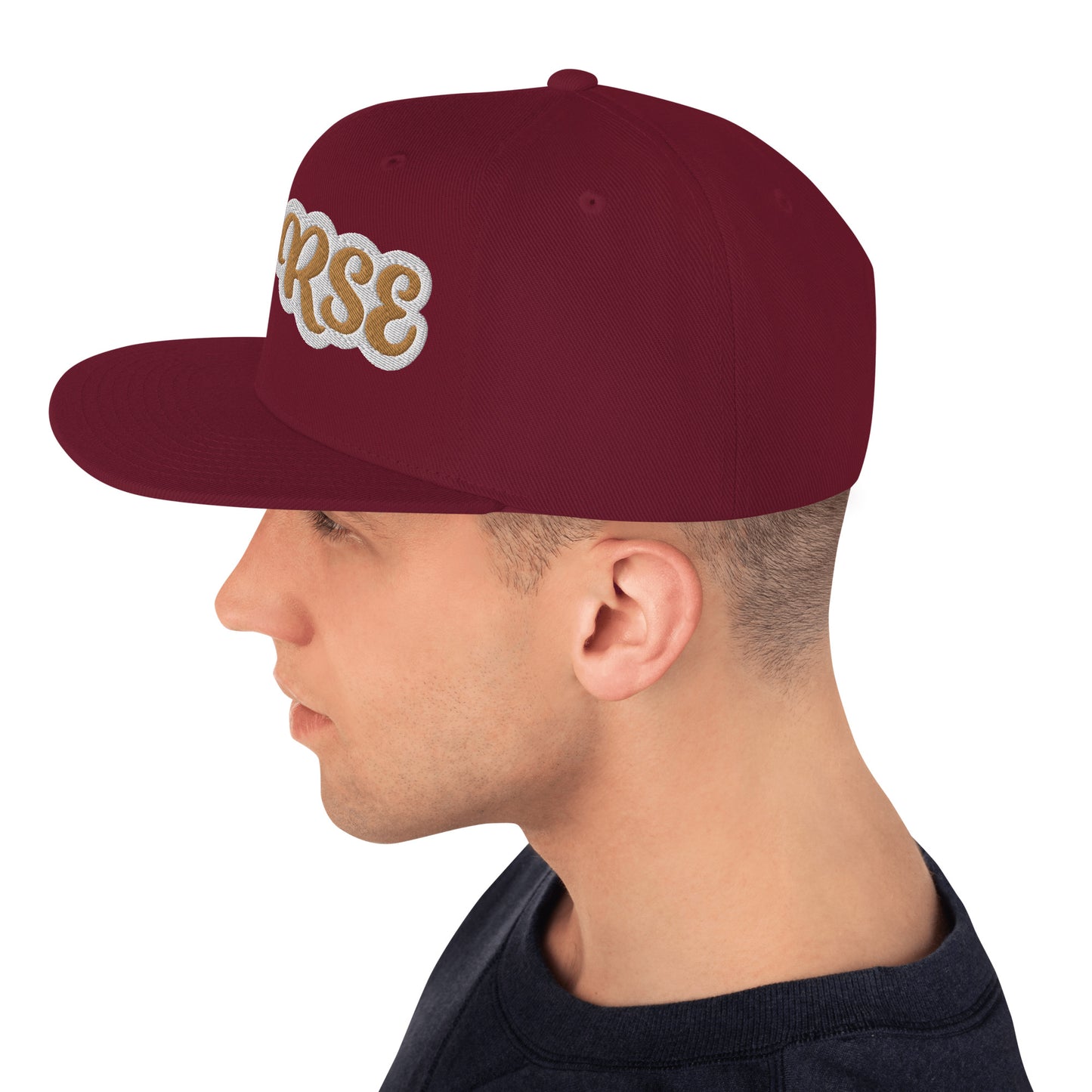 NORSE 1 Reverse Script Snapback hat