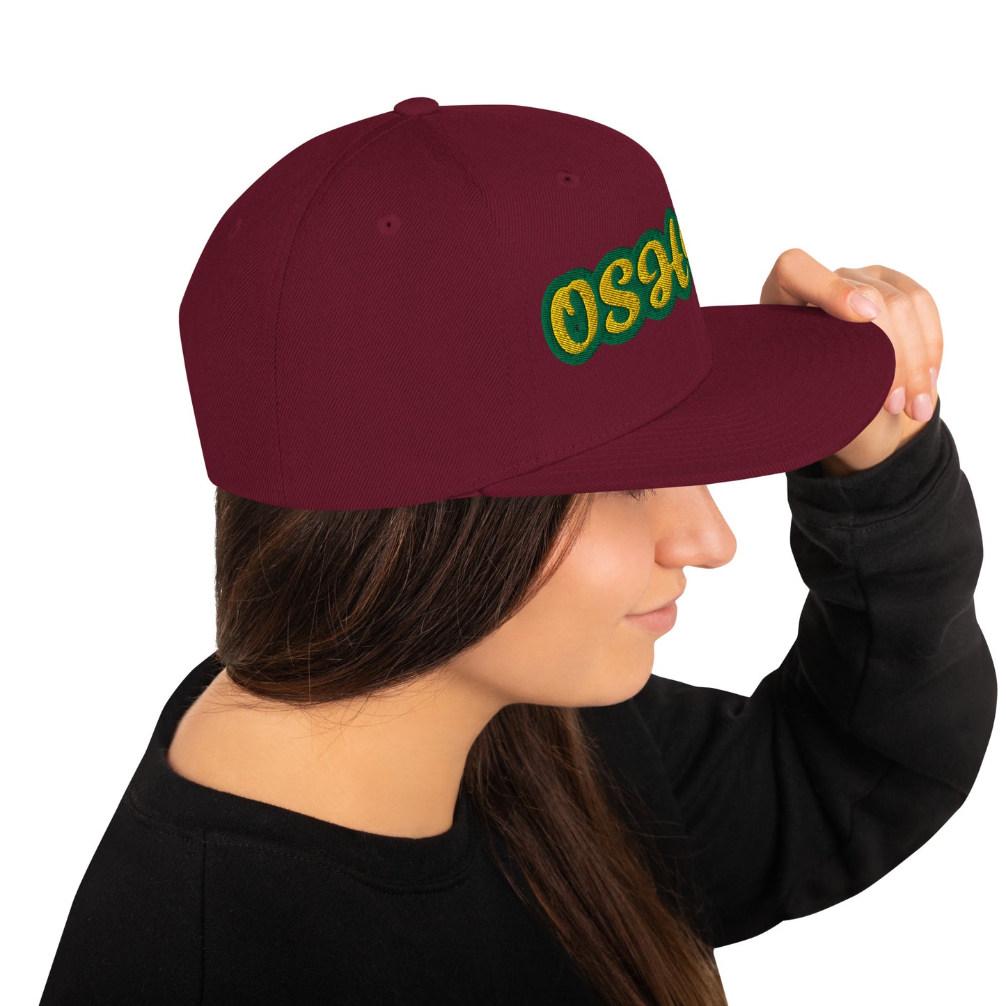 Oshun Lucumi Script Snapback Hat
