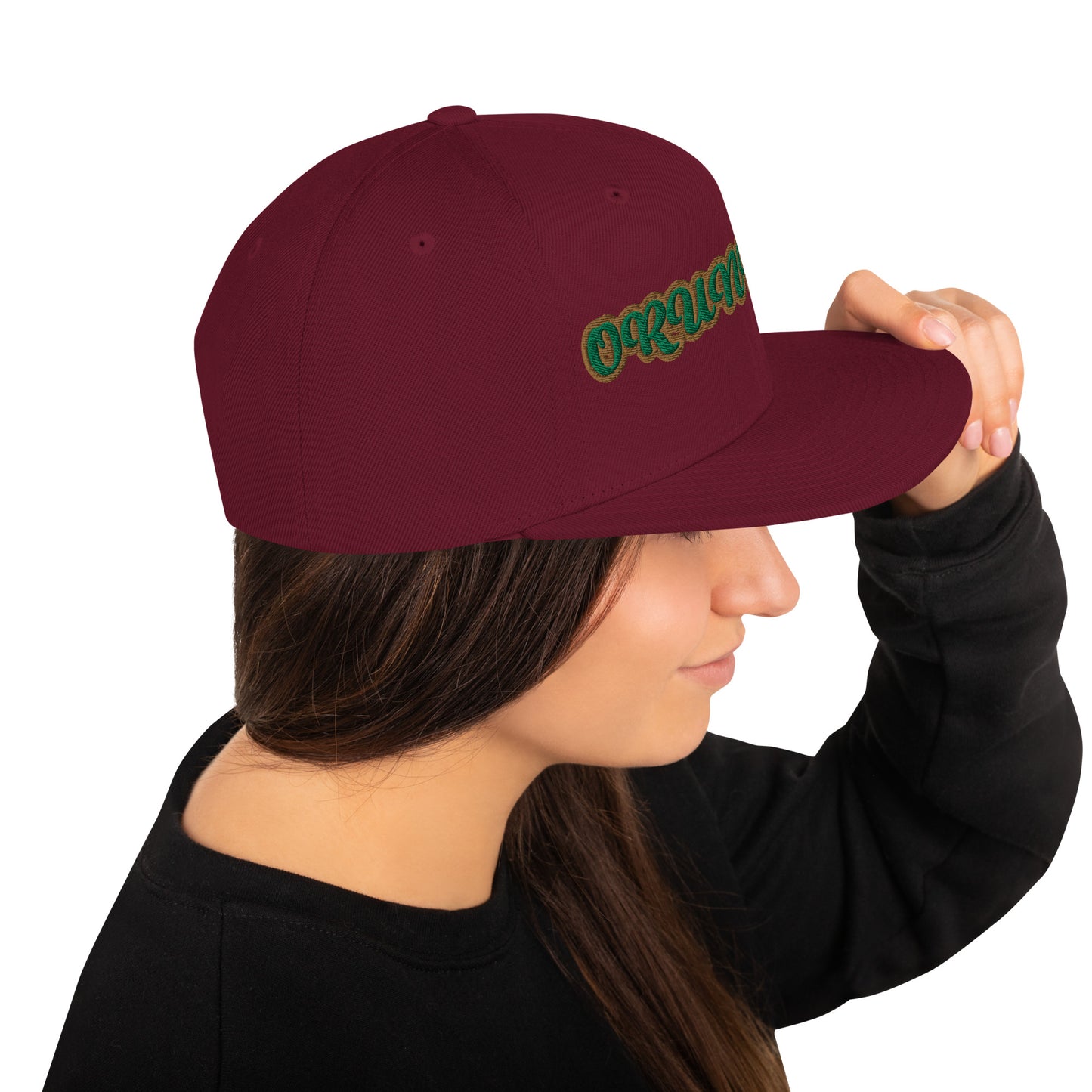 Orunmila Isese Script Snapback Hat