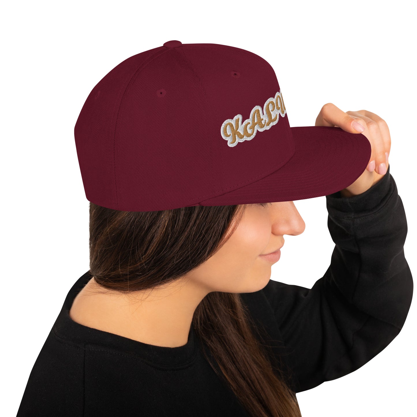 Kalunga Reverse Script Snapback hat