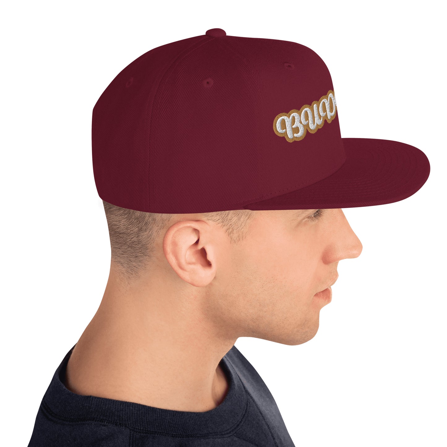 BUDDHA 1  Script Snapback hat