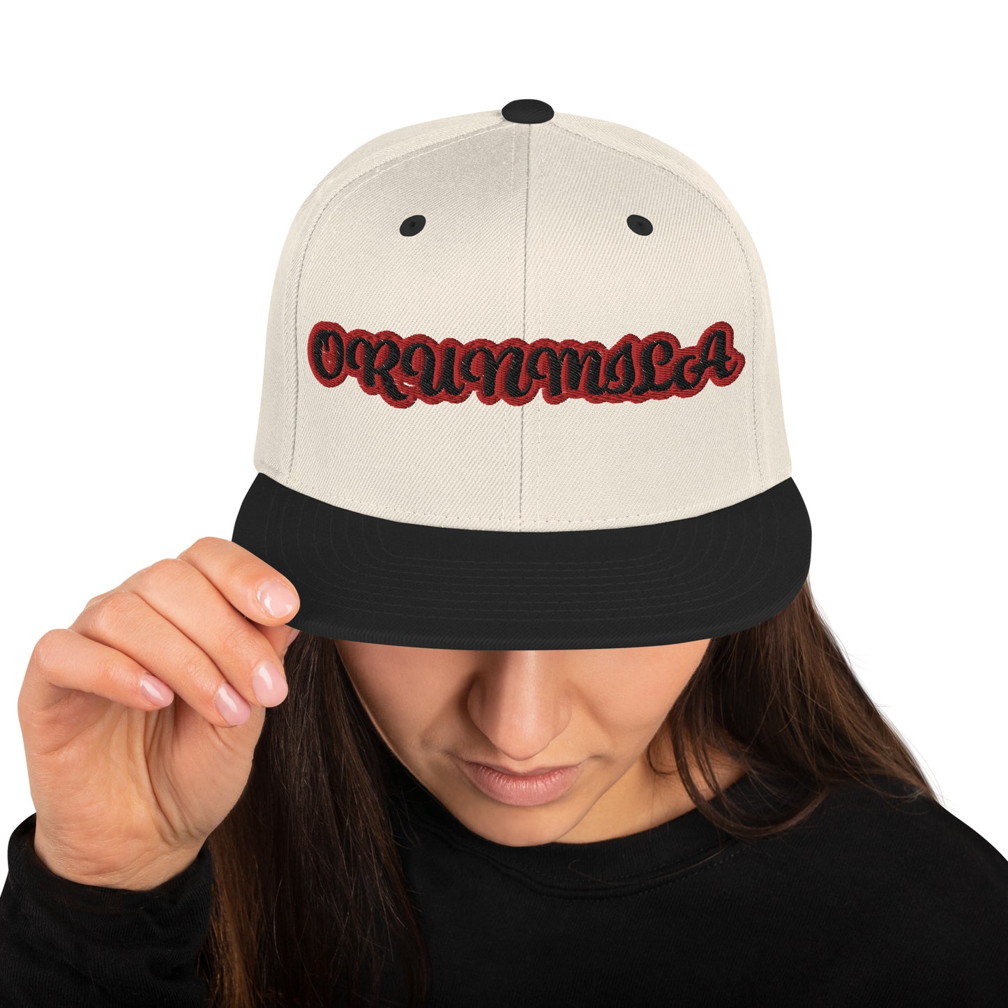 Orunmila Ájé ju Ogun 4 Script Snapback Hat