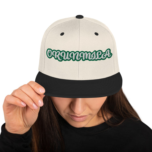 Orunmila Ájé Ju Ogun Script Snapback Hat