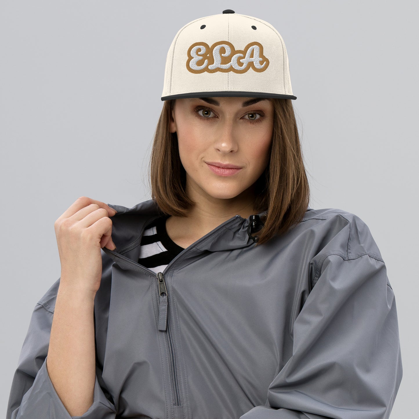 ELA Script Snapback Hat