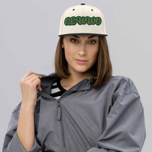 Oluwo 1 Isese Reverse Script Snapback hat