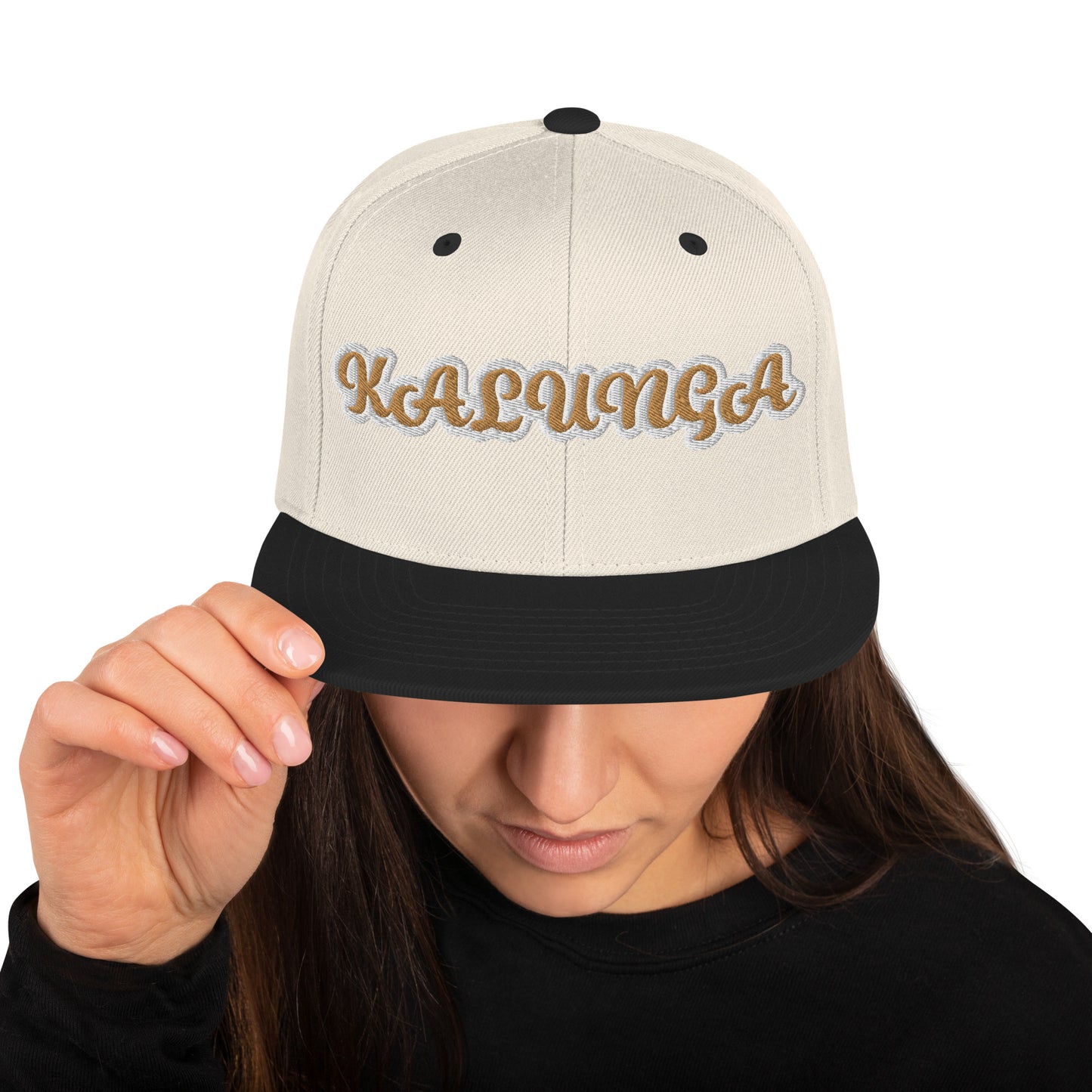 Kalunga Reverse Script Snapback hat