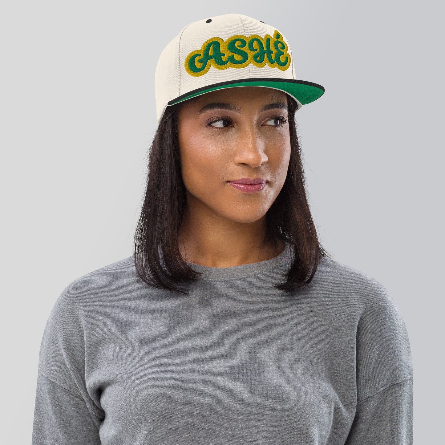 Ashé Lucumi  Script Snapback hat