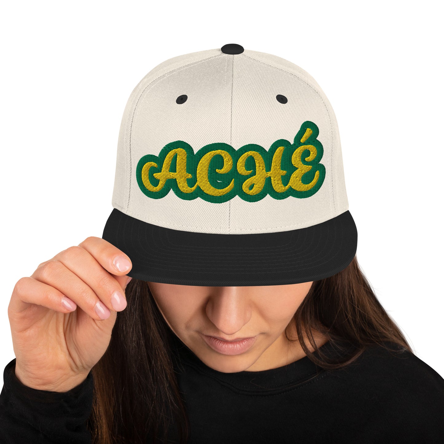 Aché Lucumi  Reverse Script Snapback hat