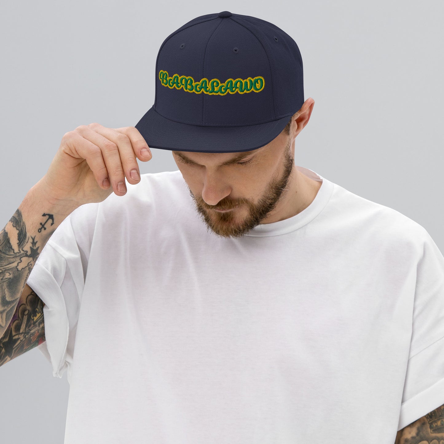 Babalawo 1 Lucumi Script Snapback hat