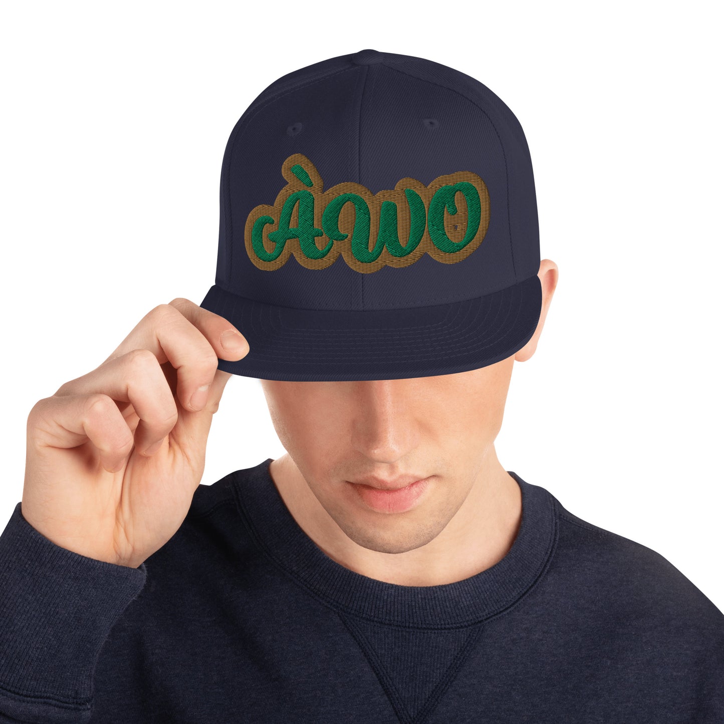ÀWO 1 Isese Script Snapback hat