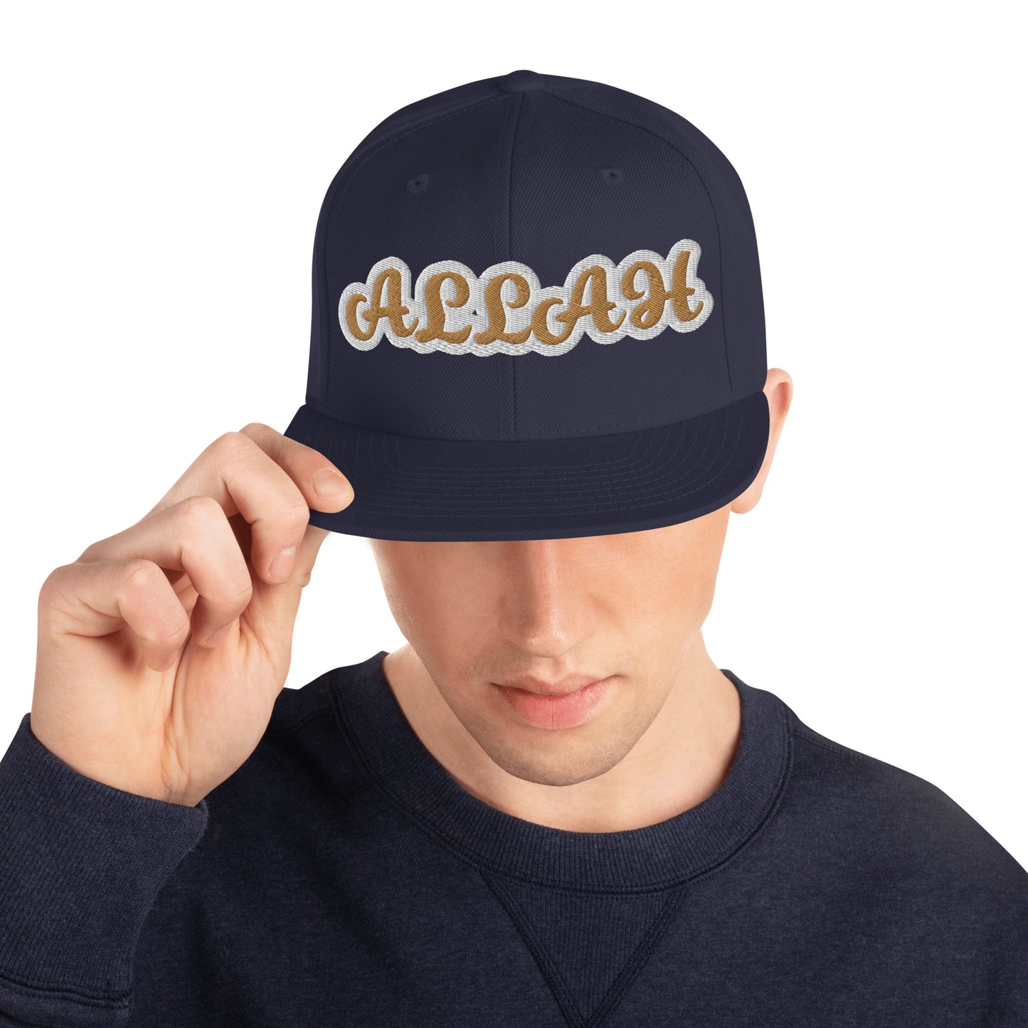 Allah 1 Reverse Script Snapback hat