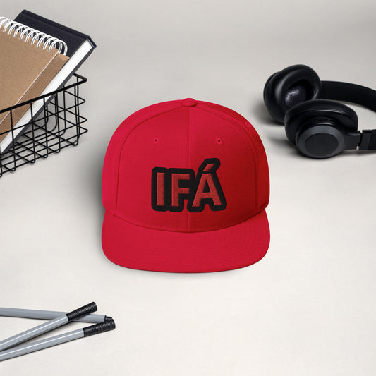 IFÁ Red 3 Snapback Hat