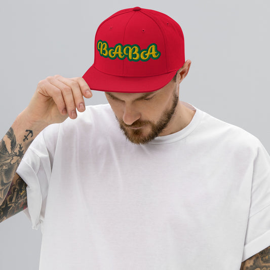 Baba 1 Lucumi Reverse Script Snapback hat