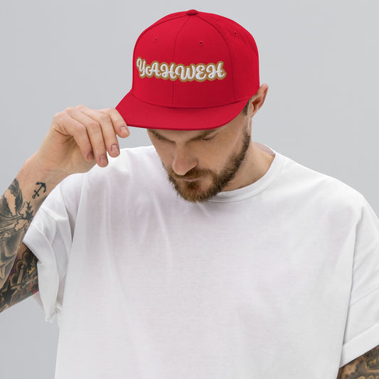 Yahweh 1 Script Snapback hat