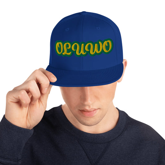 Oluwo 1 Lucumi Reverse Script Snapback hat