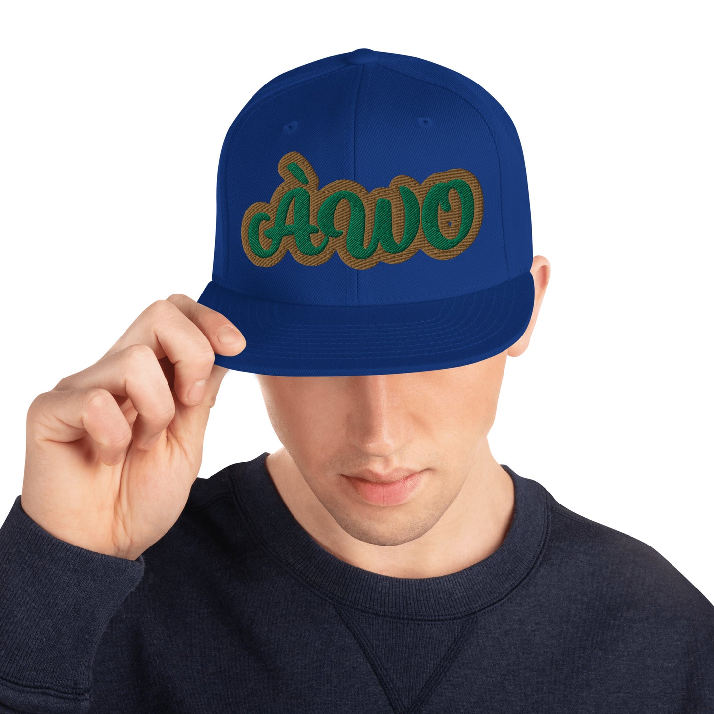 ÀWO 1 Isese Script Snapback hat