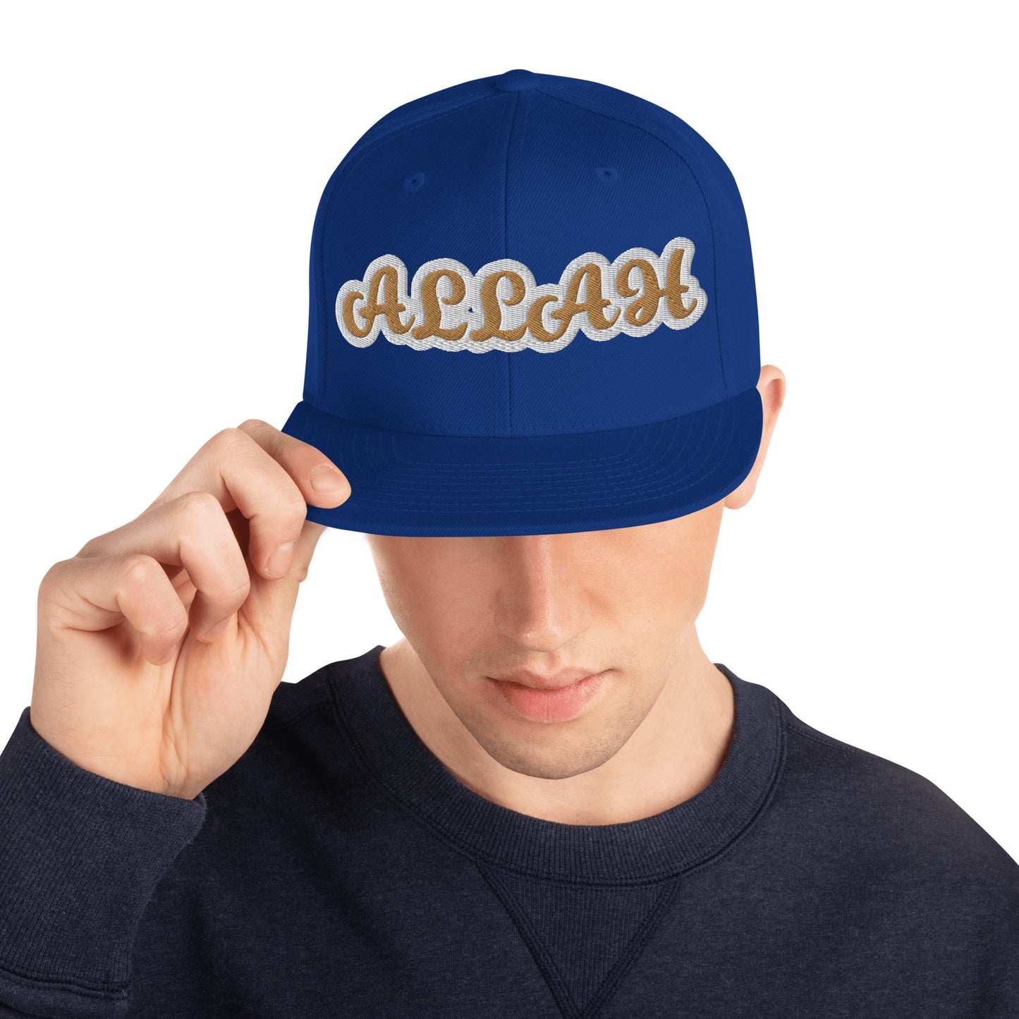 Allah 1 Reverse Script Snapback hat