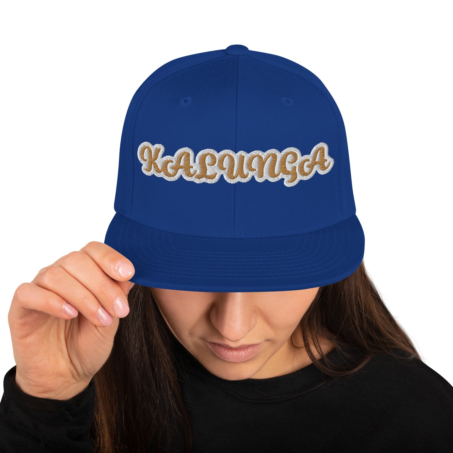 Kalunga Reverse Script Snapback hat