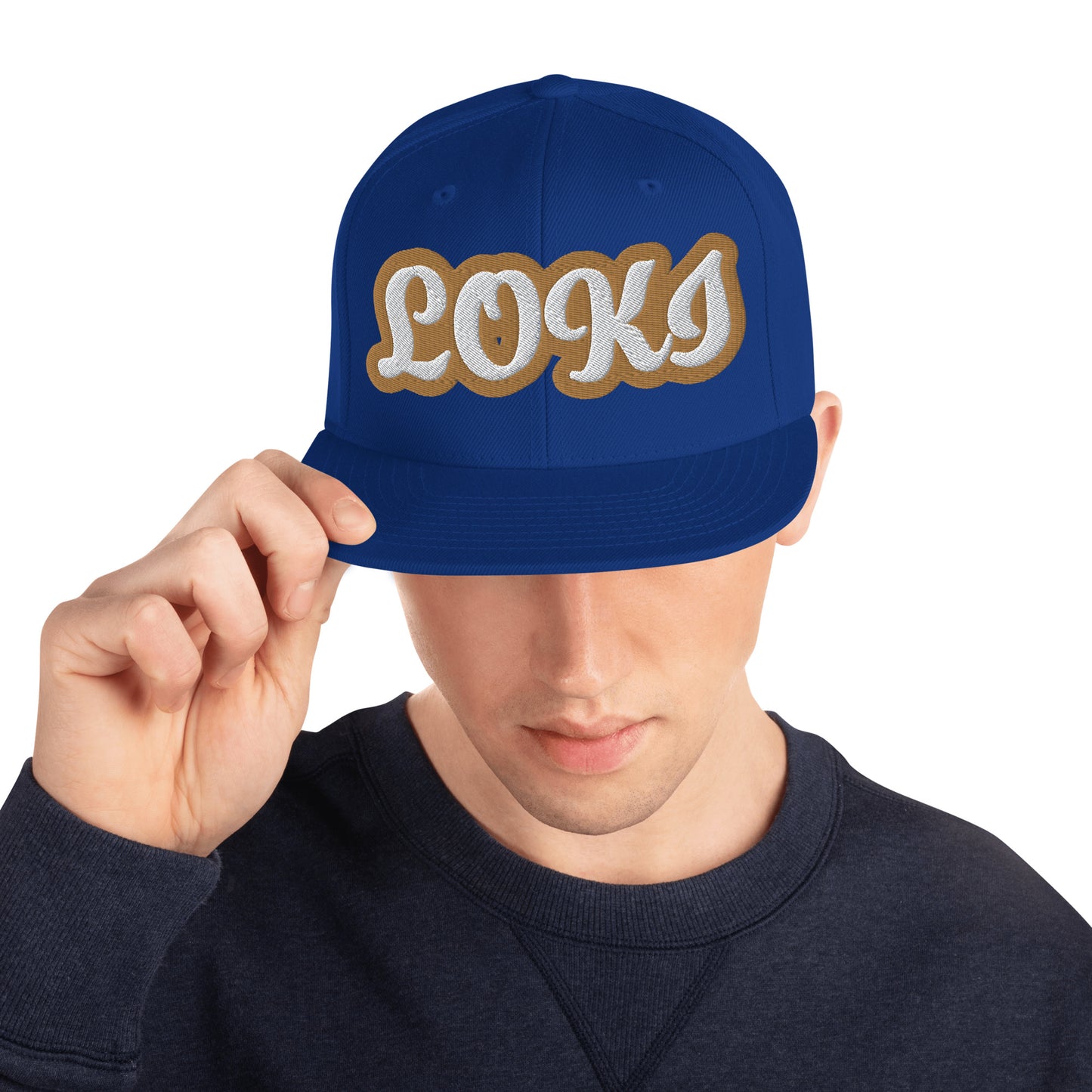 LOKI 1 Script Snapback hat