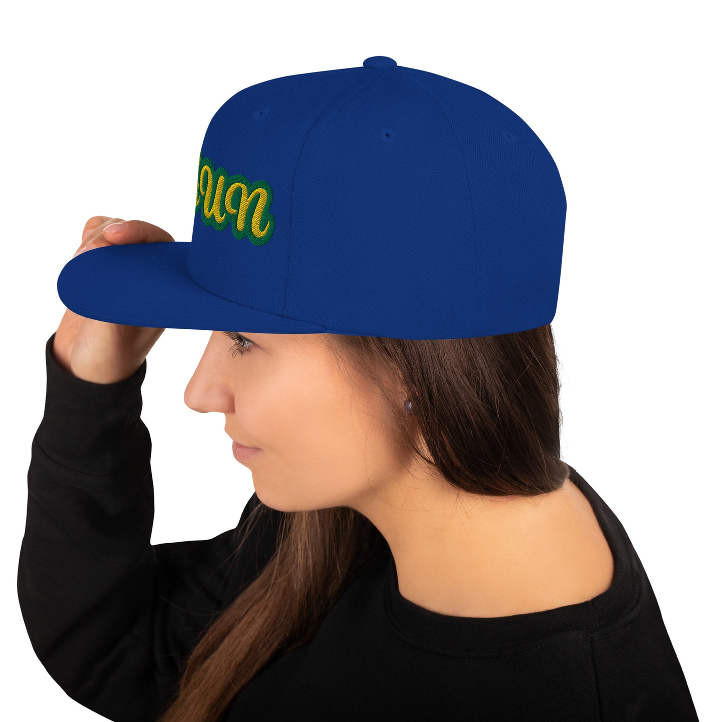 Oshun Lucumi Script Snapback Hat