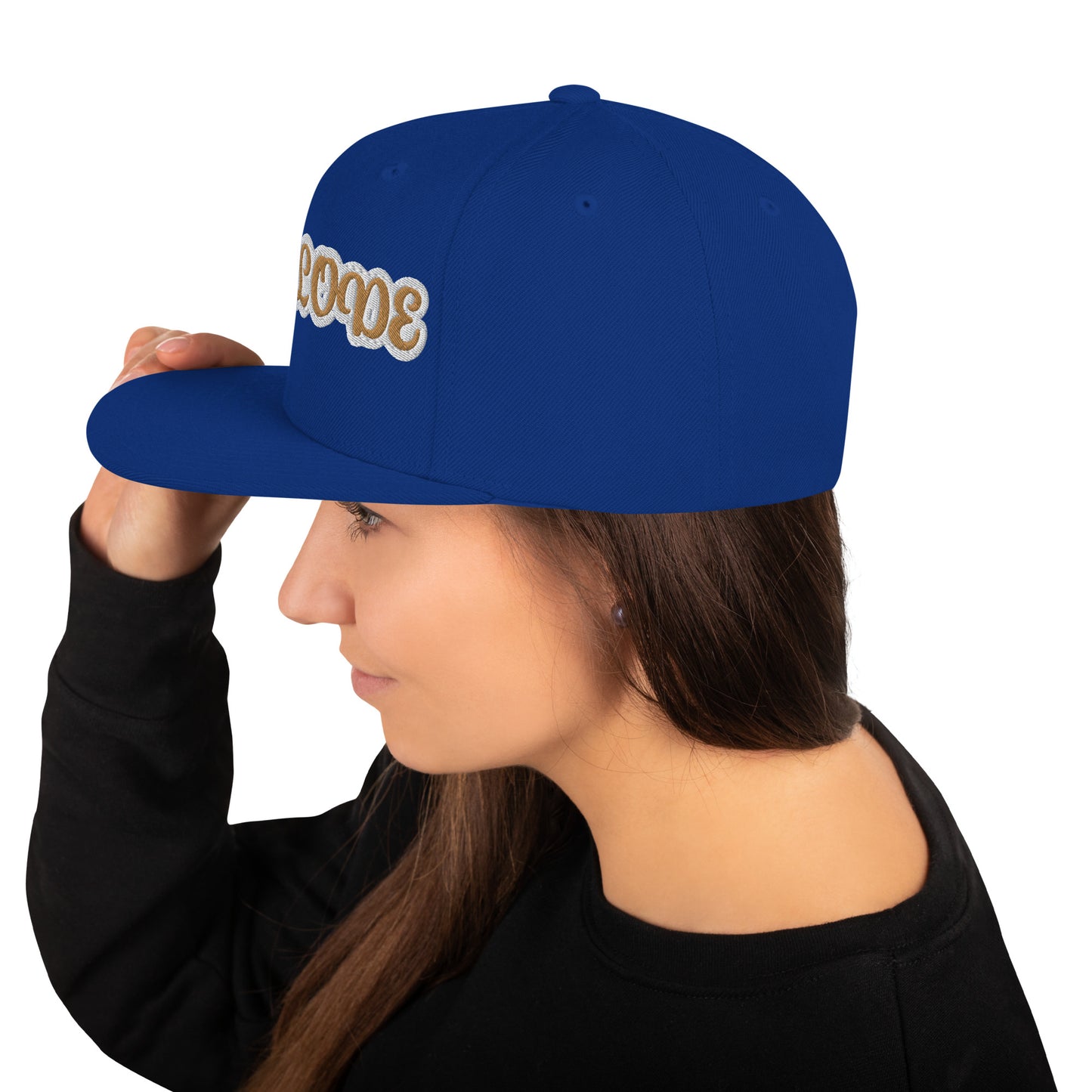 Iyalode Reverse Script Snapback hat