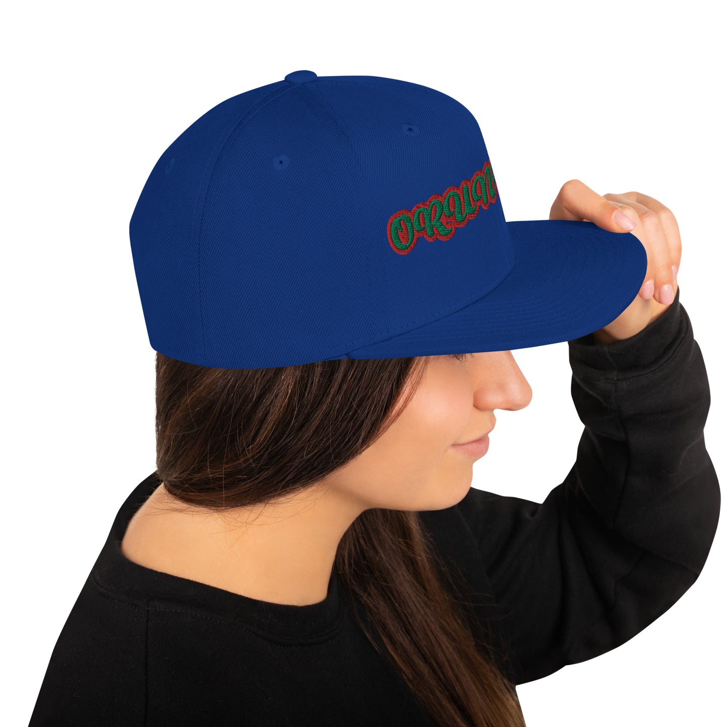 Orunmila Ájé Ju Ogun 3 Script Snapback Hat
