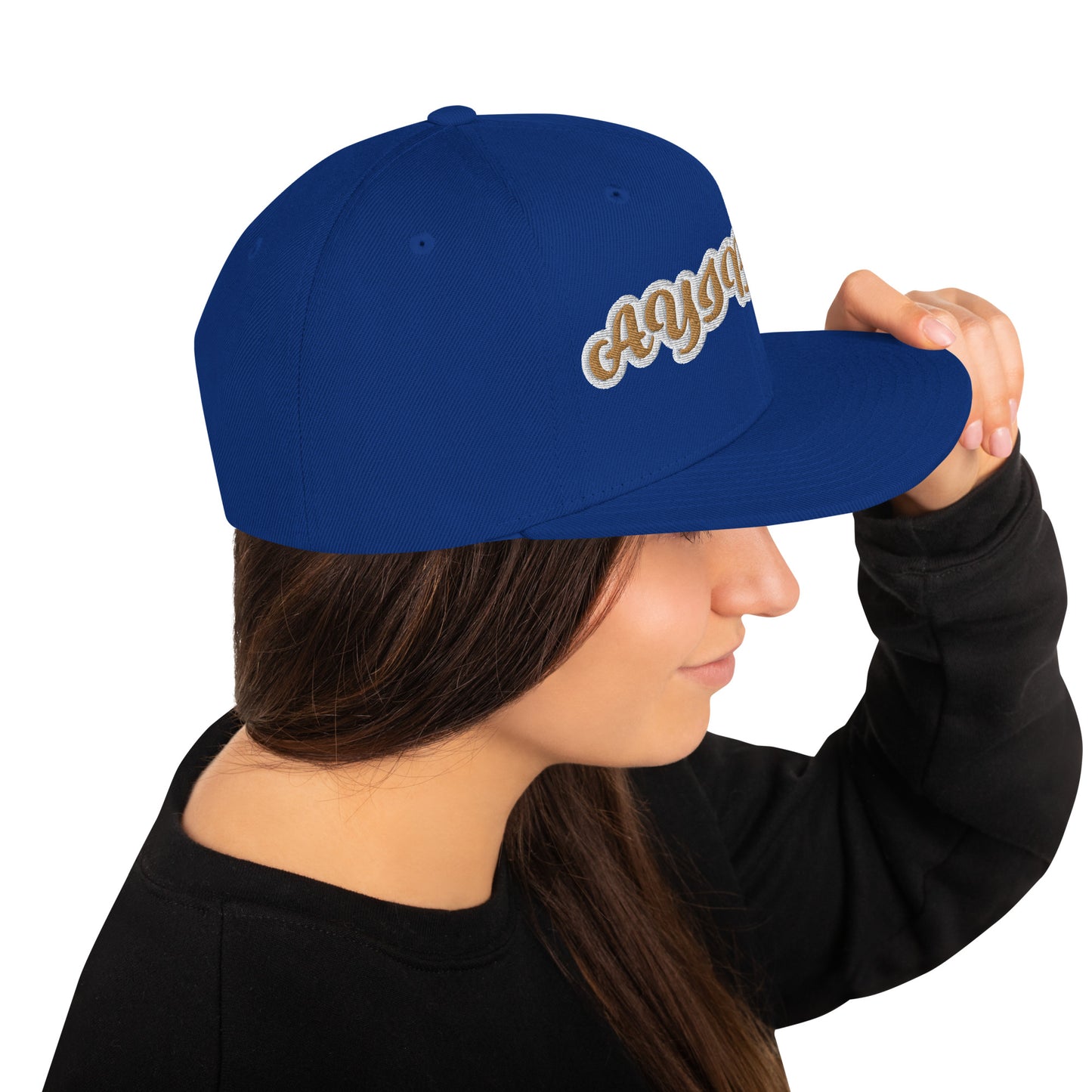 Ayibobo Reverse Script Snapback hat