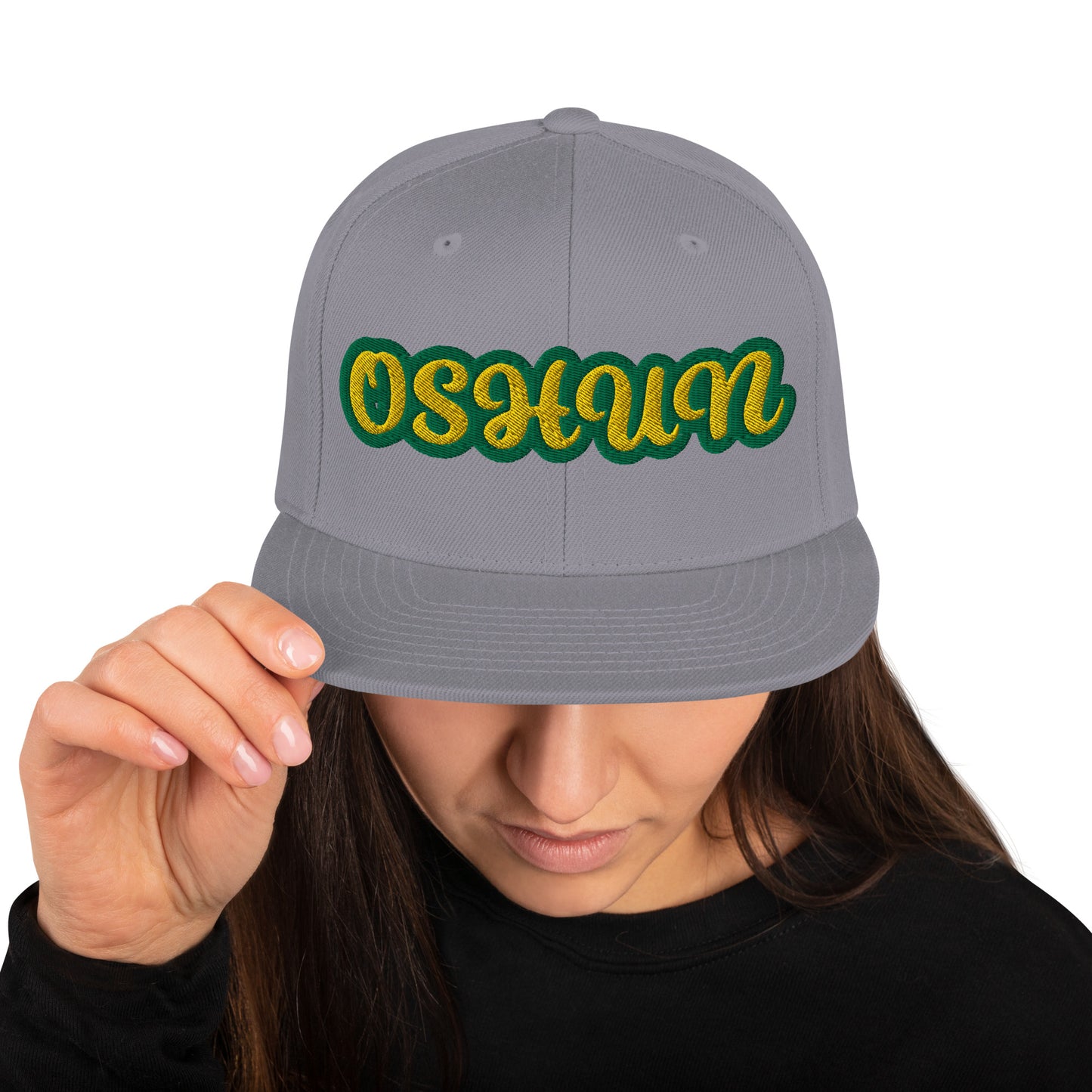 Oshun Lucumi Script Snapback Hat