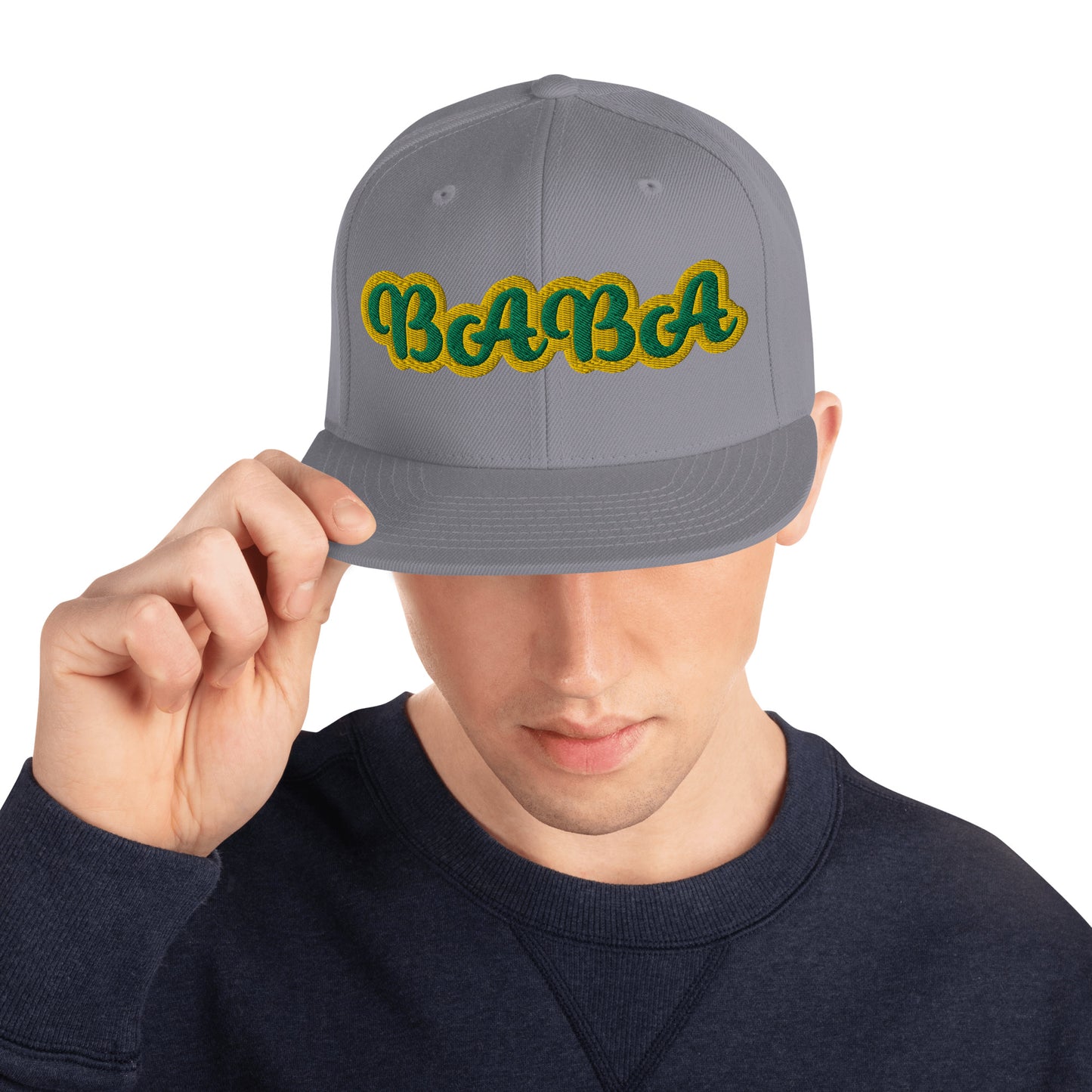 Baba 1 Lucumi Script Snapback hat