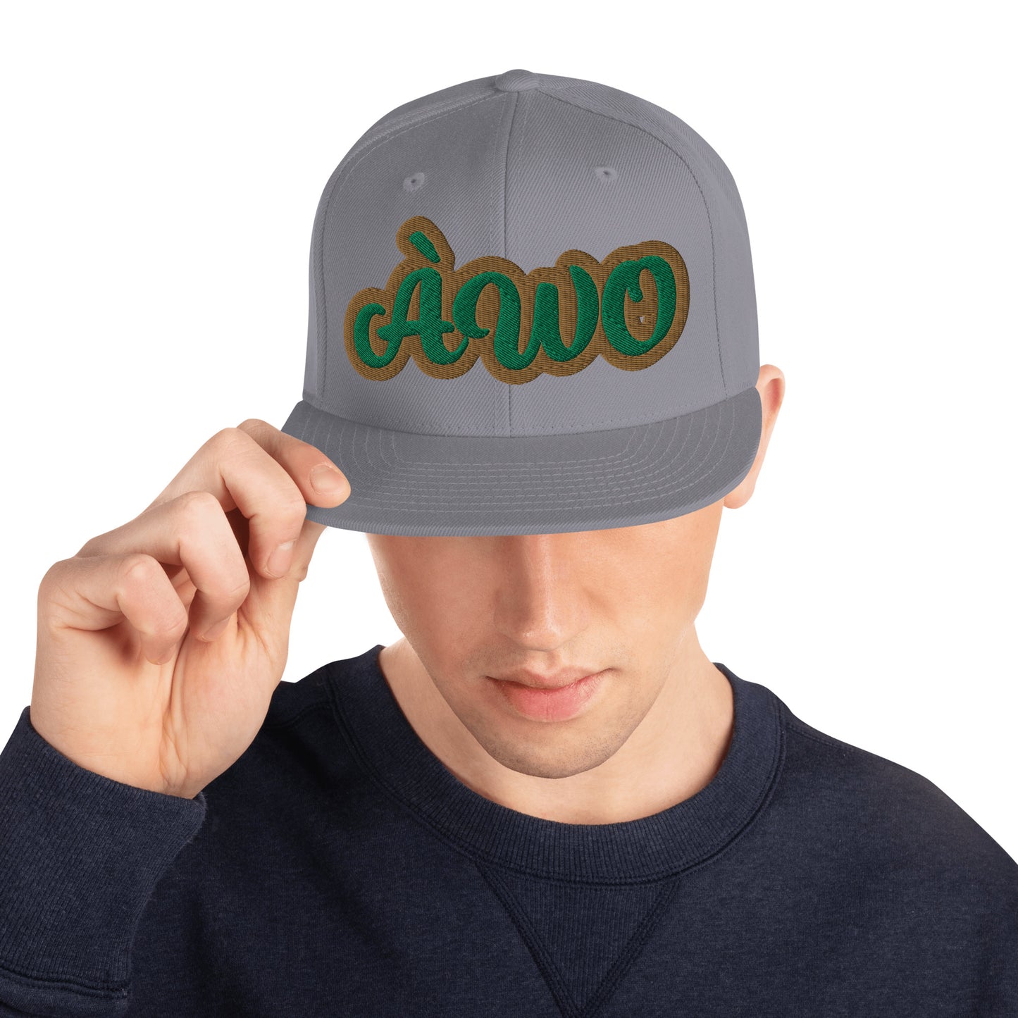 ÀWO 1 Isese Script Snapback hat
