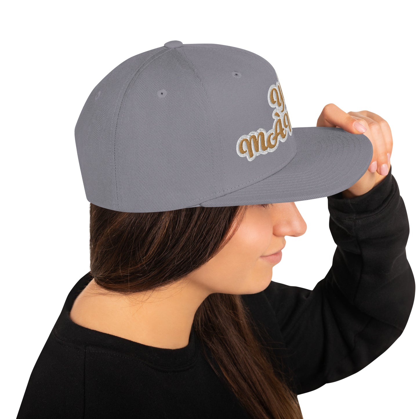 Yo Mambe Reverse Script Snapback hat