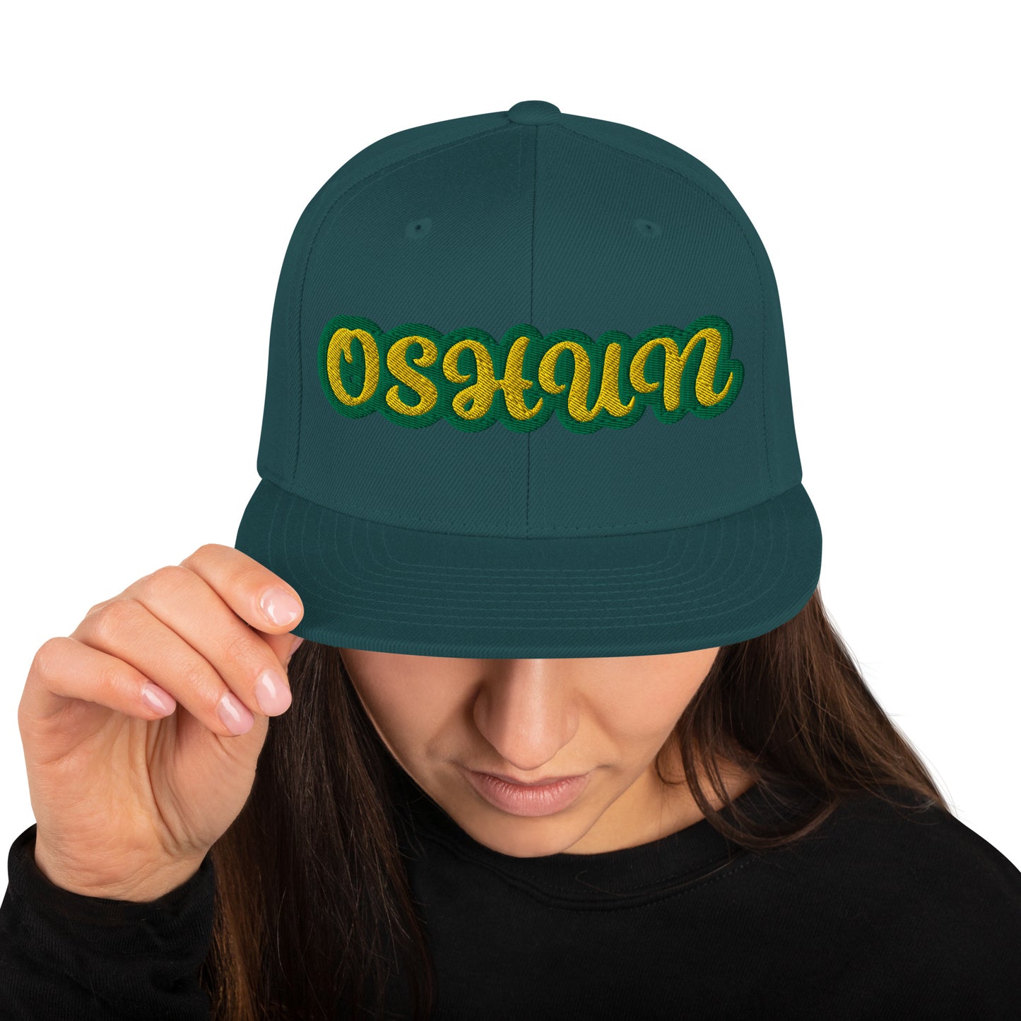 Oshun Lucumi Script Snapback Hat