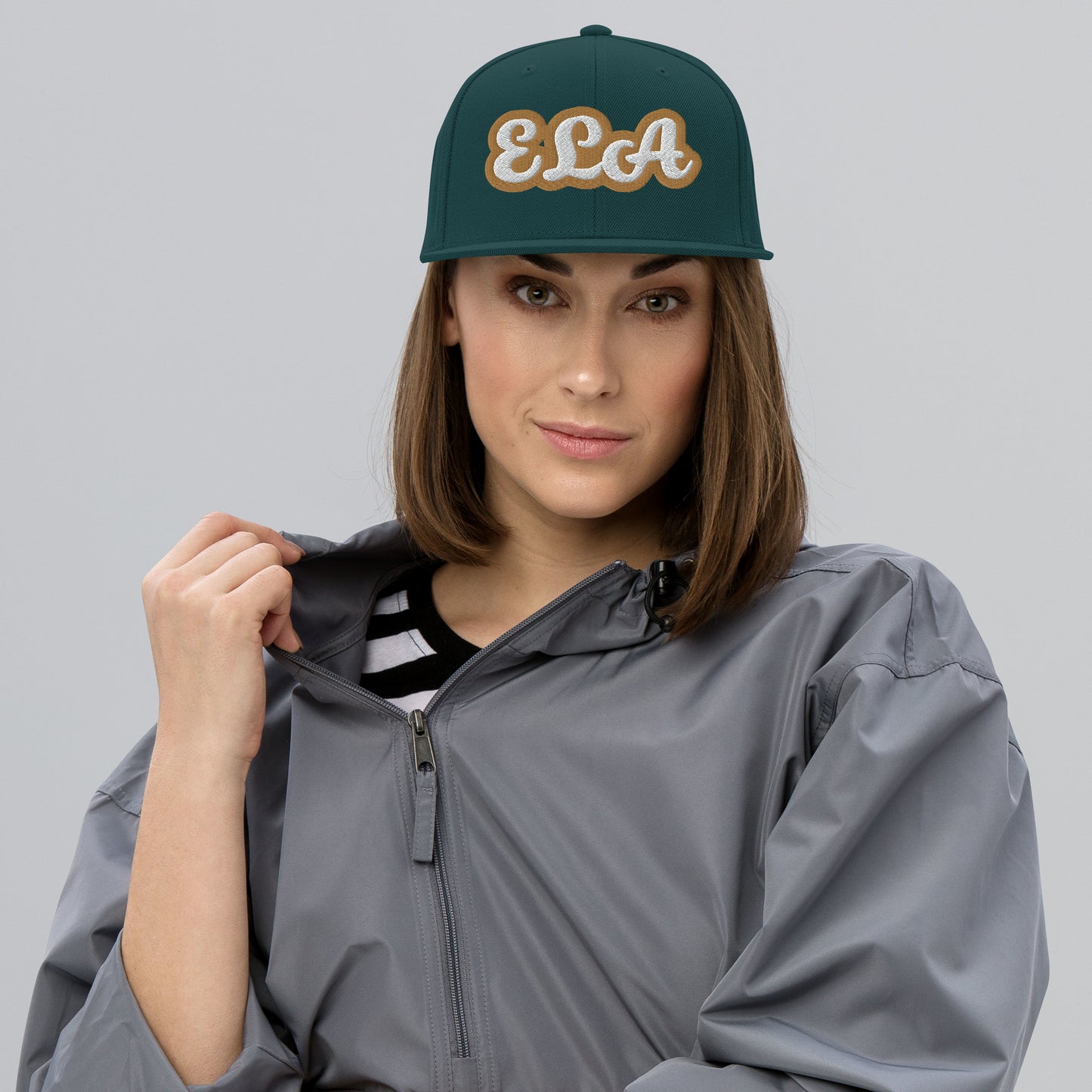 ELA Script Snapback Hat