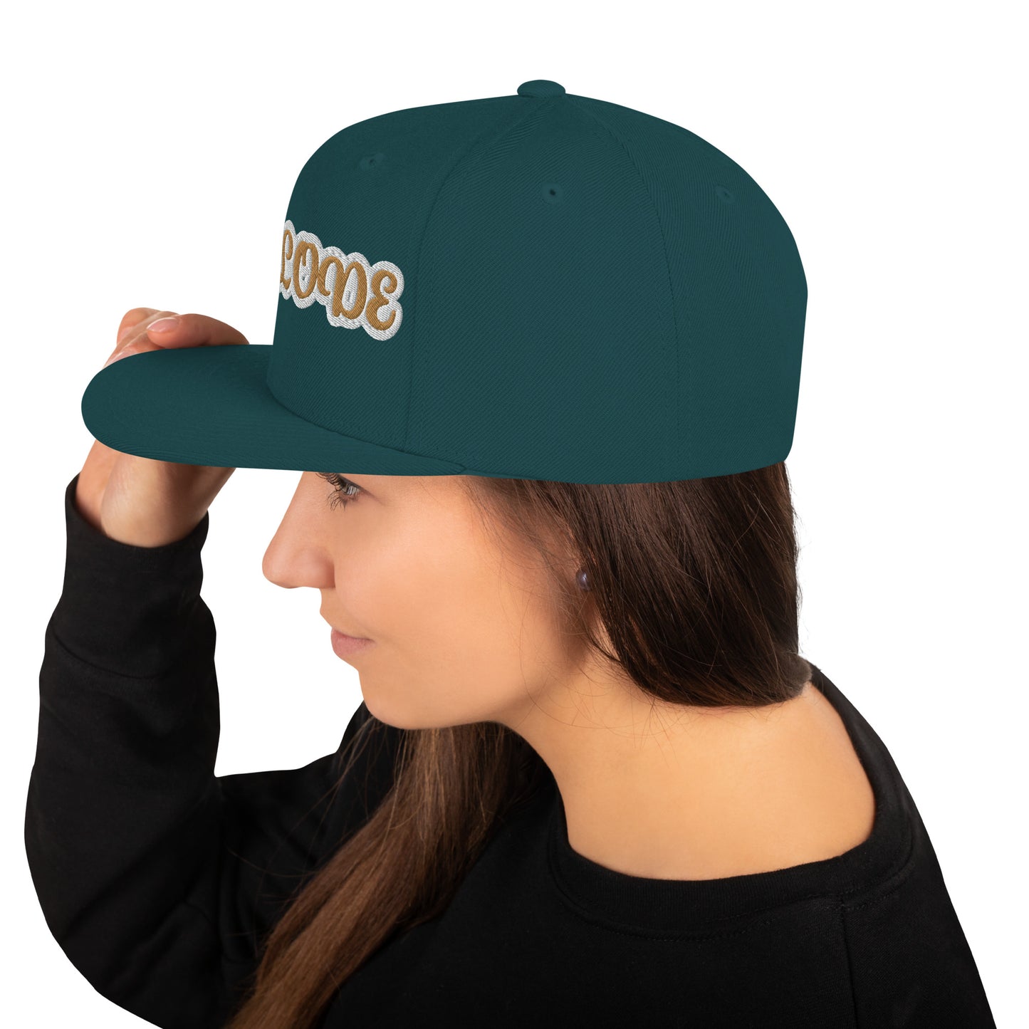 Iyalode Reverse Script Snapback hat