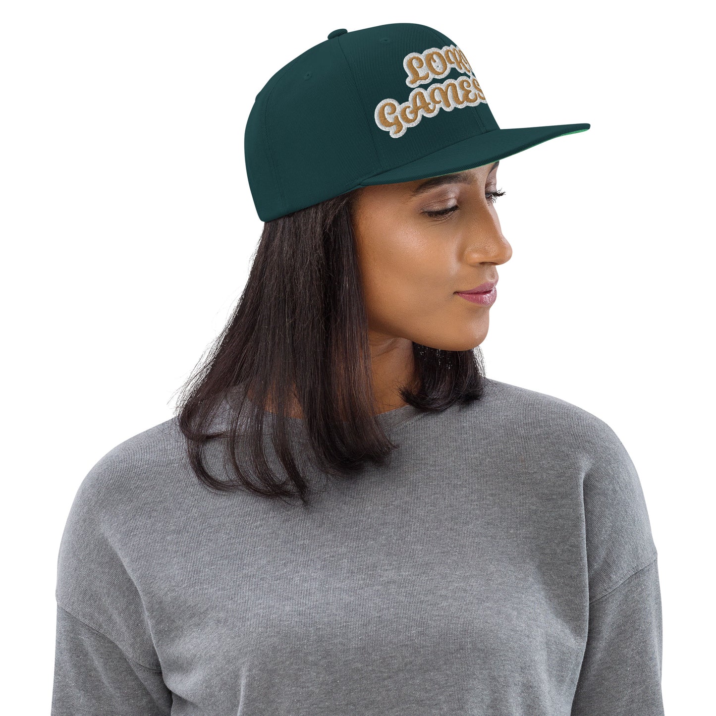 LORD GANESHA 1 Reverse Script Snapback hat