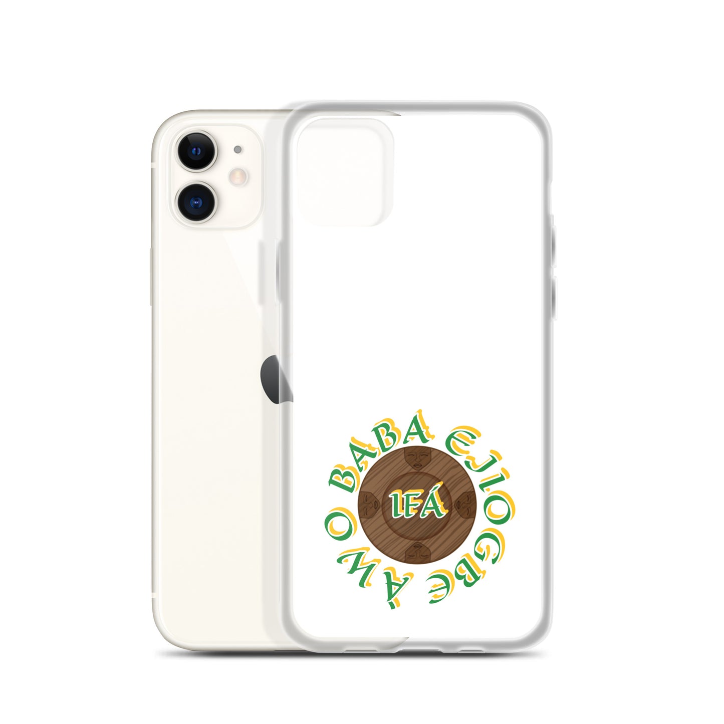 Personalized Egbe Logo 3 Colored Clear Case for iPhone®