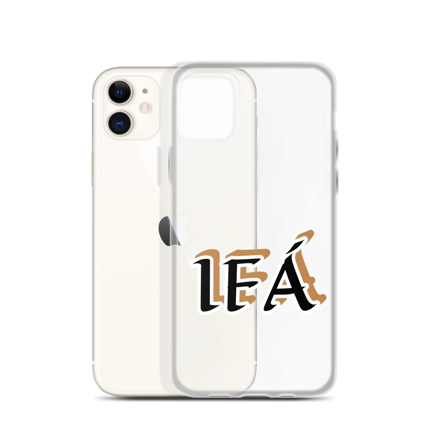Ifa Black/Gold Clear Case for iPhone®