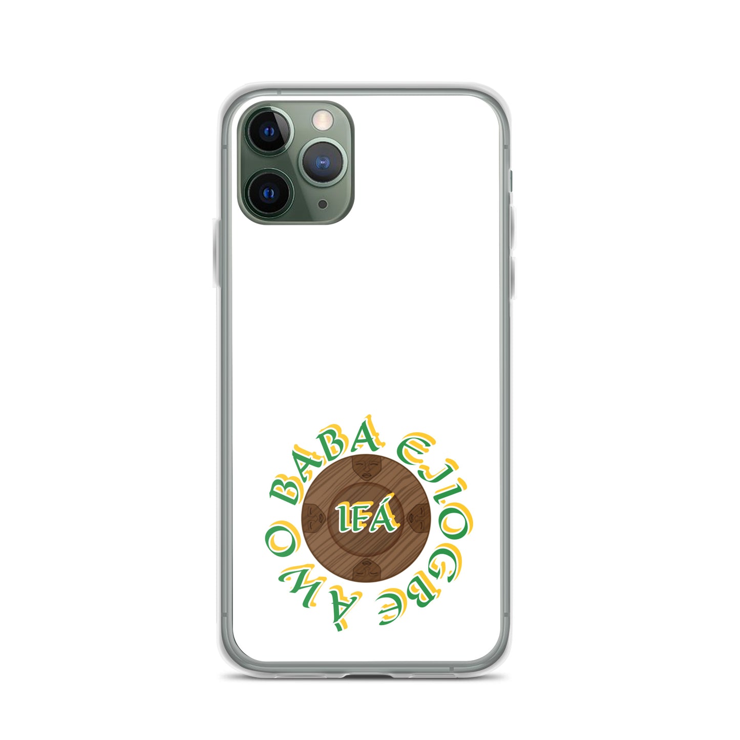 Personalized Egbe Logo 3 Colored Clear Case for iPhone®