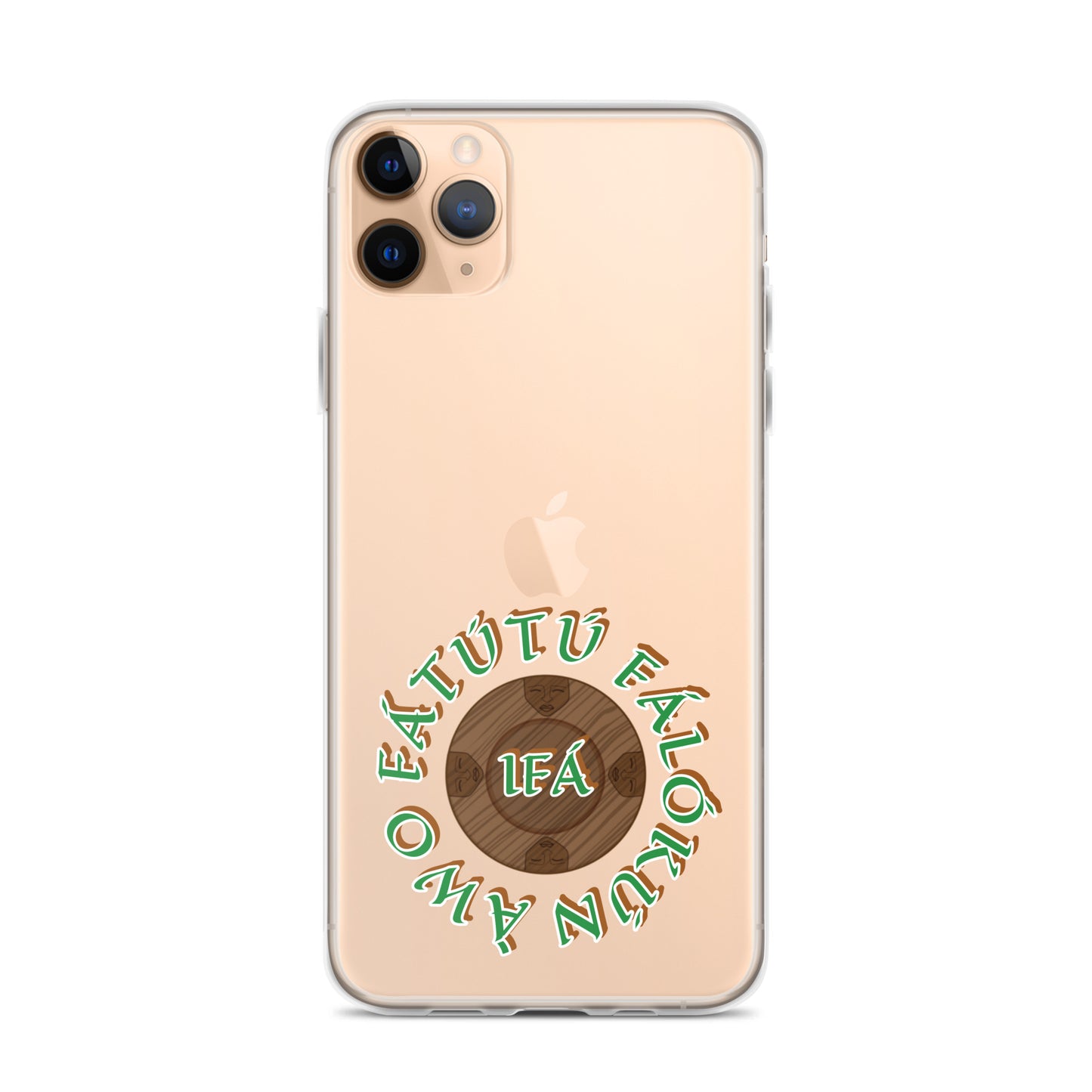 Personalized Egbe Logo 3 Clear Case for iPhone®