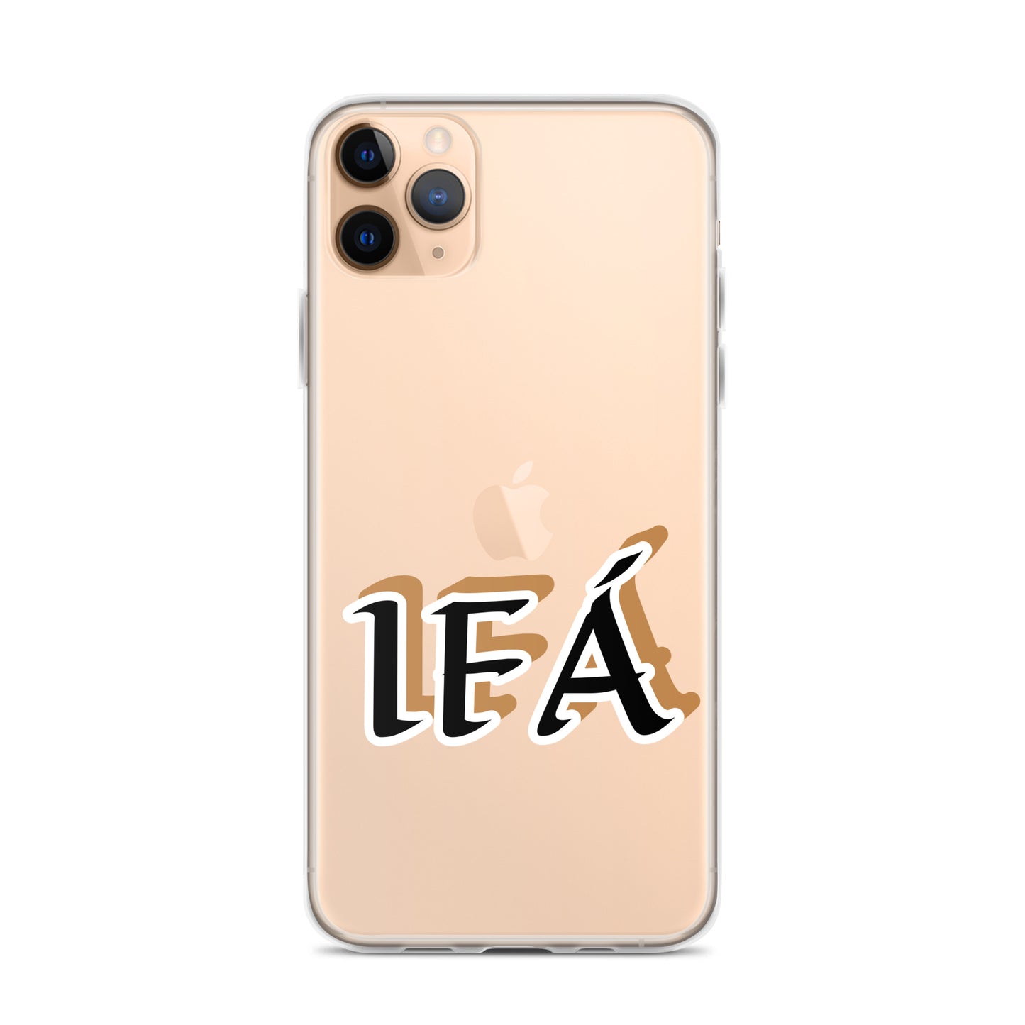 Ifa Black/Gold Clear Case for iPhone®