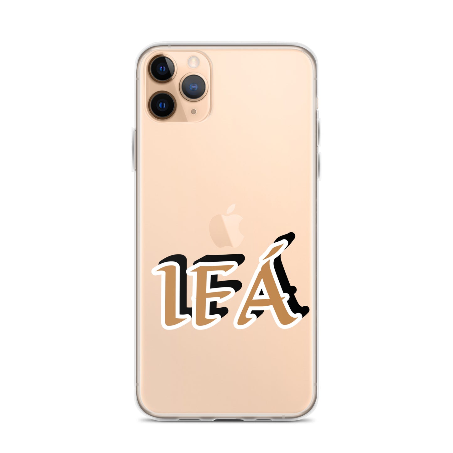 Ifa Gold/Black Clear Case for iPhone®