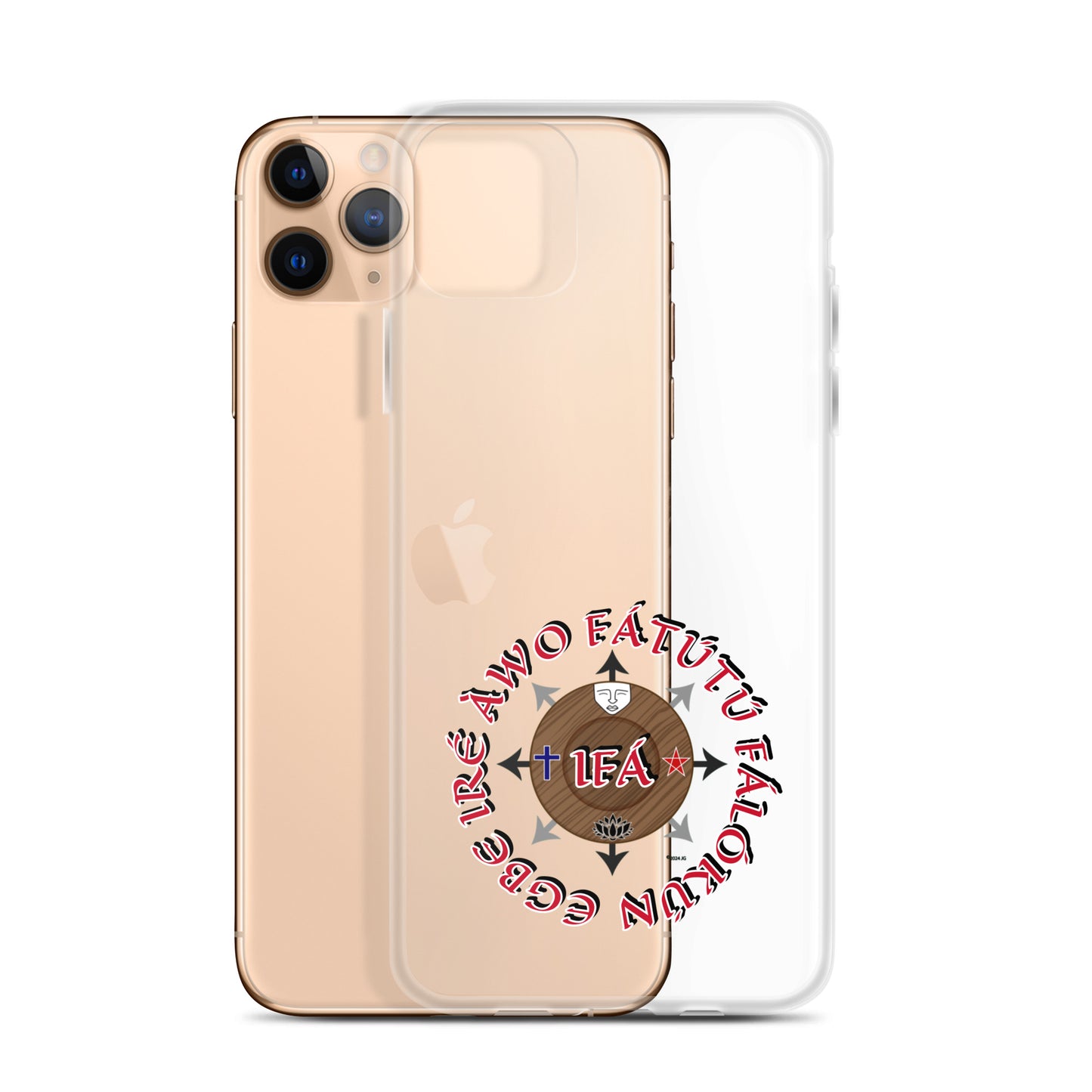 Personalized Egbe Ire Awo Signature Logo Clear Case for iPhone®