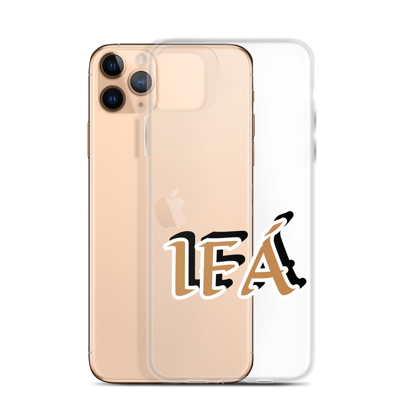 Ifa Gold/Black Clear Case for iPhone®