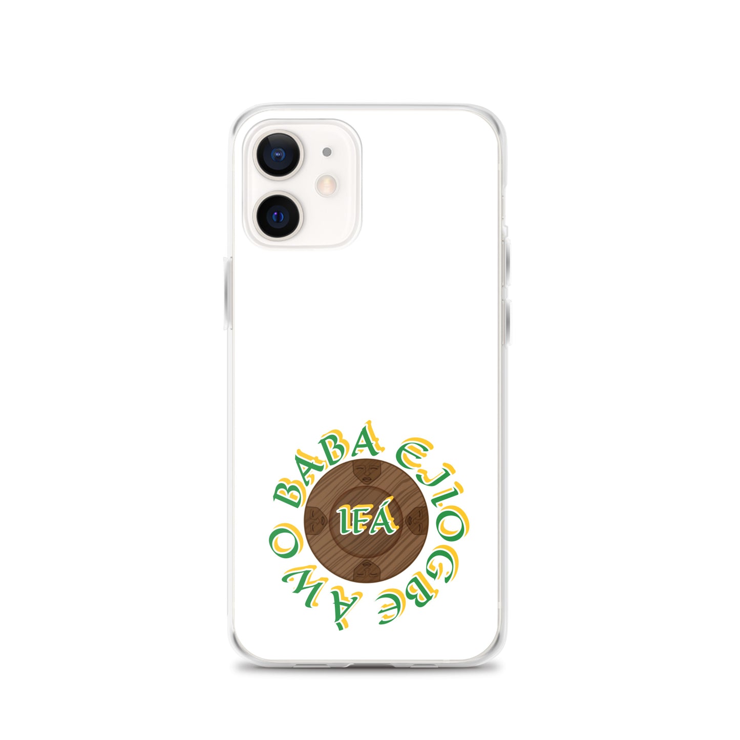 Personalized Egbe Logo 3 Colored Clear Case for iPhone®