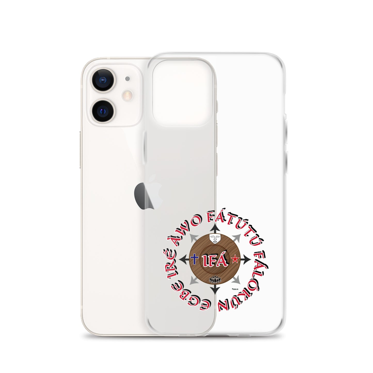 Personalized Egbe Ire Awo Signature Logo Clear Case for iPhone®