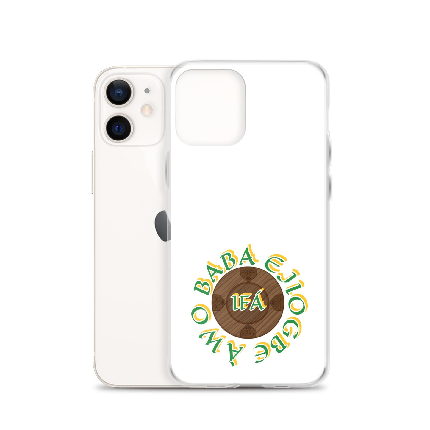 Personalized Egbe Logo 3 Colored Clear Case for iPhone®