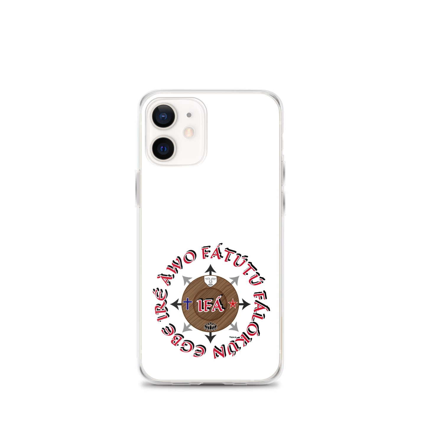 Personalized Egbe Ire Awo Signature Logo Colored Clear Case for iPhone®