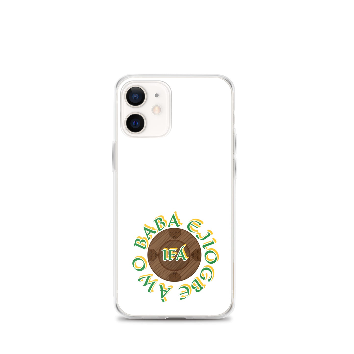 Personalized Egbe Logo 3 Colored Clear Case for iPhone®