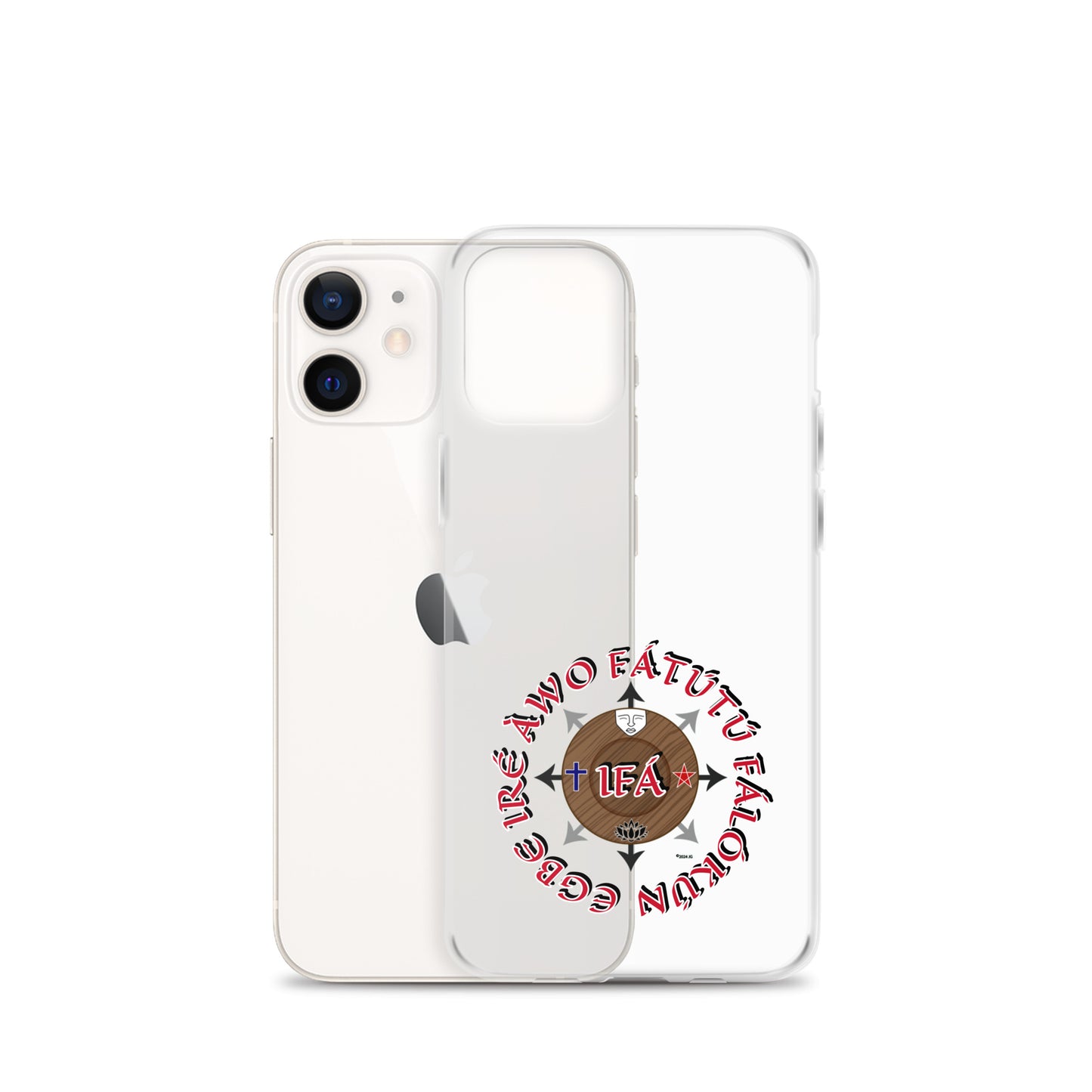 Personalized Egbe Ire Awo Signature Logo Clear Case for iPhone®